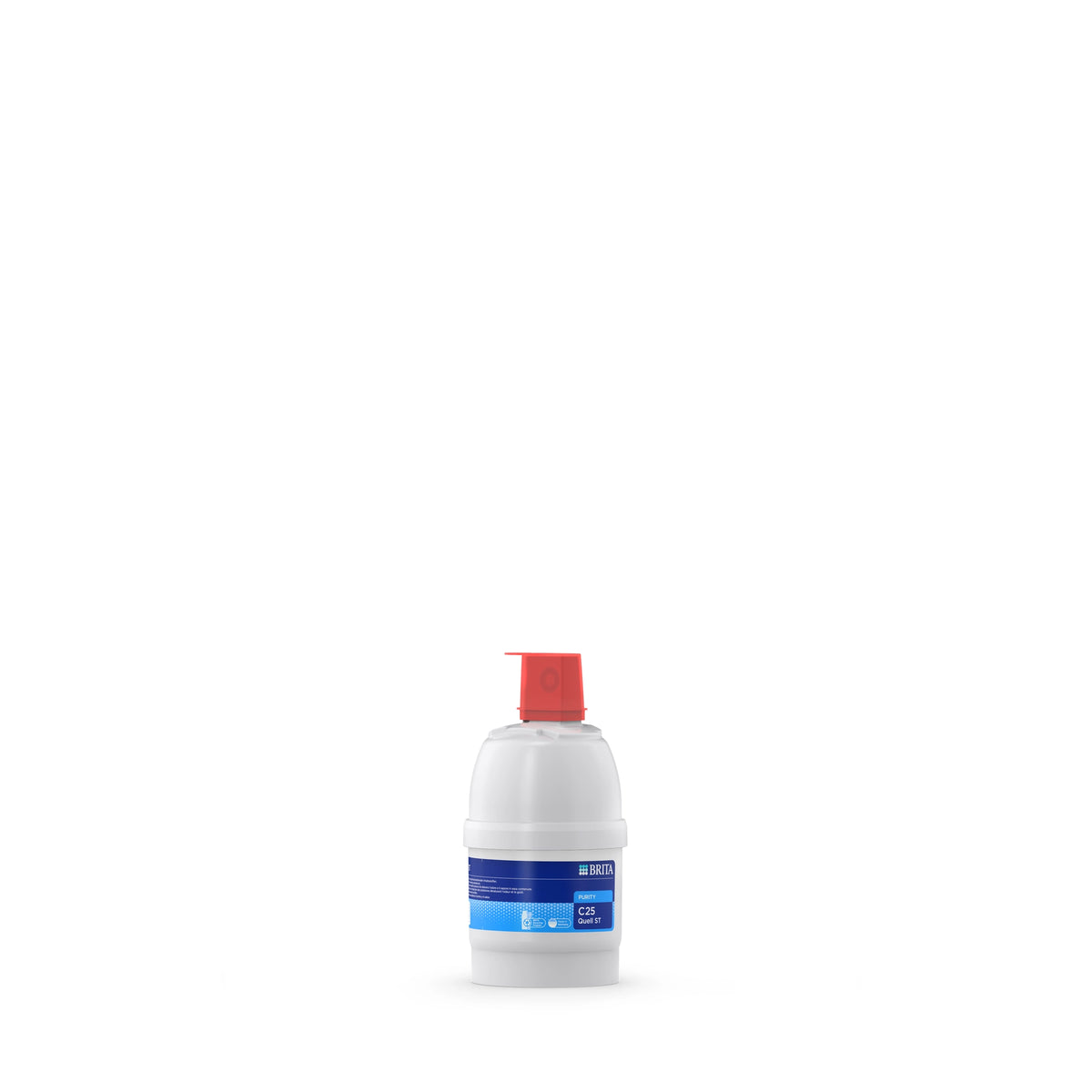 BRITA water filter cartridge PURITY C25 Quell ST on a white background